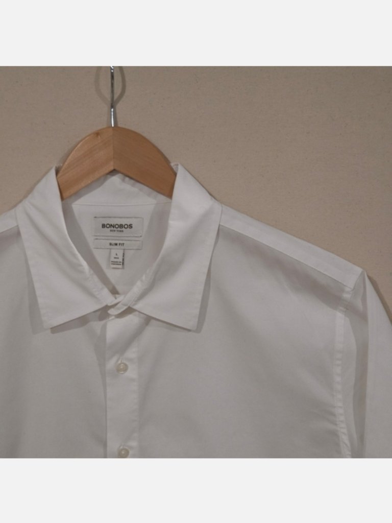 Bonobos Short Sleeve Slim Fit Button Down L